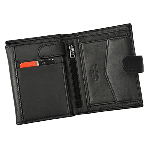 Stylish Large Men's Leather Wallet Pierre Cardin