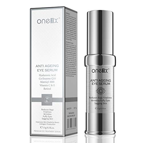 Suero de ojos antienvejecimiento / Crema de ojos para arrugas y líneas finas, Crema de reparación de ojos para bolsas de ojos con hinchazón de ojeras, Crema de ojos hidratante natural 15 ml