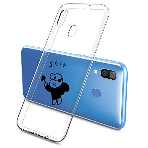 Suhctup Compatible con Samsung Galaxy A3 2017/A320 Funda Silicona Transparente con Dibujos Lindo Cárcasa Ultrafina Suave Gel TPU con Animados Diseño Patrón Antigolpes Proteccion Cover，Angelito 2