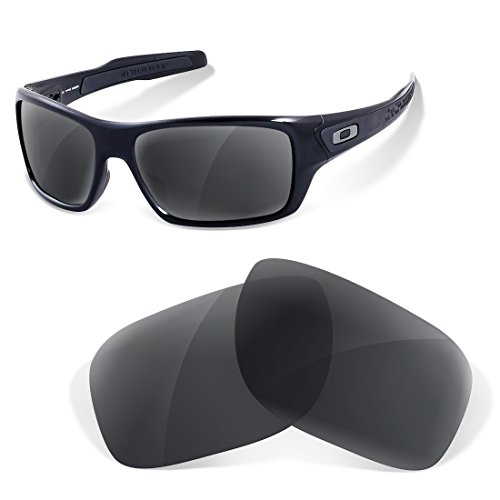 sunglasses restorer Lentes de Recambio Polarizadas Black Iridium para Oakley Turbine