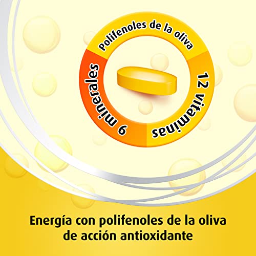 Supradyn Activo 50+ Multivitaminas para Mayores de 50 con Vitaminas, Minerales y Antioxidantes, una Ayuda para Proteger las Células del Daño Oxidativo y Recargar la Vitalidad, 90 Comprimidos