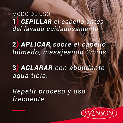 Svenson | Champú Hair & Hair | Aporta Hidratación Al Cabello | Para Pelucas Naturales O Sintéticas | Activos Naturales Con Extracto De Aguacate, Aloe Vera, Avena Y Cítricos, Blanco, 200 Mililitro