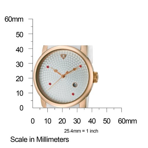 Swiss Legend SL-20028-RG02SWHT - Reloj analógico de Cuarzo para Hombre, Correa de Silicona Color Blanco