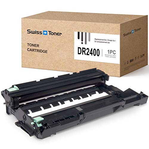 SWISS TONER 1 Paquete DR2400 DR-2400 Tambor Compatible para Brother TN-2420 para Brother HL-L2310D HL-L2350DN HL-L2370DN HL-L2375DW DCP-L2510D DCP-L2530DW MFC-L2710DN MFC-L2730DW MFC-L2750D Impresora