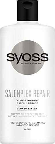 Syoss - Acondicionador para pelo dañado - SalonPlex - 6uds de 440Ml (2.640ml) – Repara en profundidad y reduce la rotura del cabello - Cabello como recién salido de la peluquería