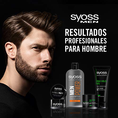 Syoss - Cera Invisible - Pasta/pomada invisible -Acabado natural y fijación suave- Sin siliconas y Sin Alcohol-6uds de 100Ml (600ml)