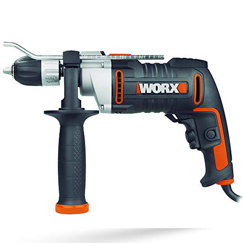 Taladro Percutor 13mm 810W Worx WX318 2 velocidades, velocidad variable, portabrocas automático