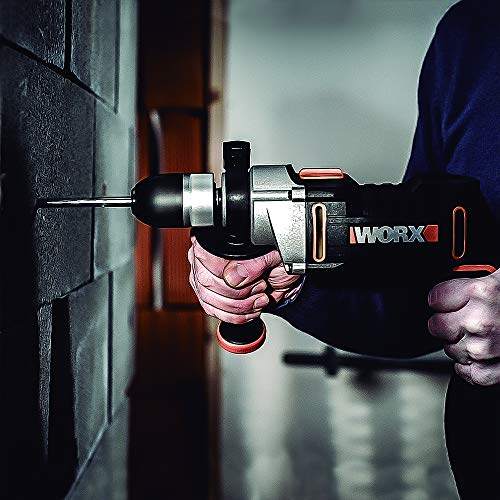 Taladro Percutor 13mm 810W Worx WX318 2 velocidades, velocidad variable, portabrocas automático