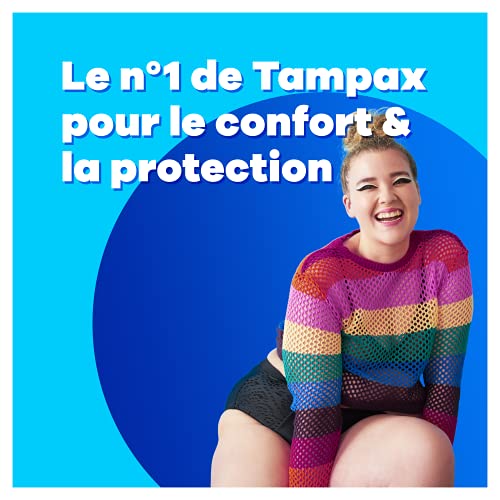 Tampax Manga De Carga De La Perla Compak Súper Tampones 18 unidades