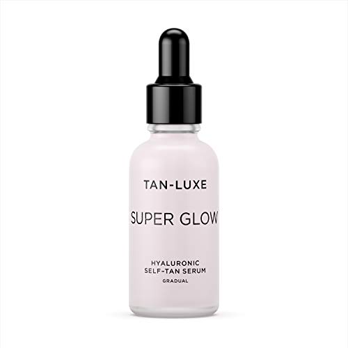 Tan Luxe Super GLOW Serum autobronceado, (30 ml) Daily Gradual Fake bronceado Cuidado de la piel, libre de crueldad y vegano