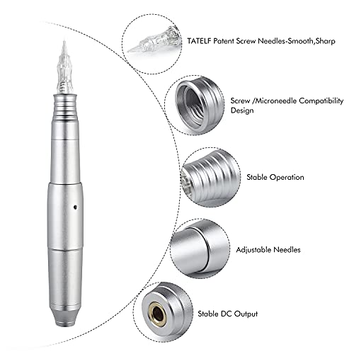 TATELF máquina de maquillaje permanente Kits de tatuaje de cejas pluma para delineador de ojos de cejas máquina de microblading de labios súper silenciosa