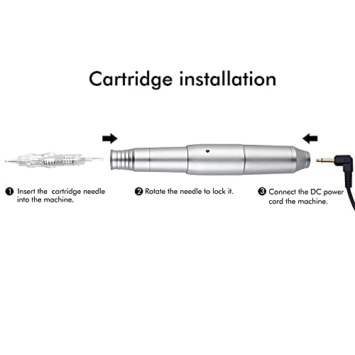 TATELF máquina de maquillaje permanente Kits de tatuaje de cejas pluma para delineador de ojos de cejas máquina de microblading de labios súper silenciosa