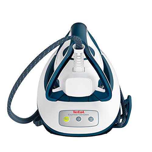 Tefal Express Compact SV7110 Centro de planchado de vapor, 2600 W, azul/blanco