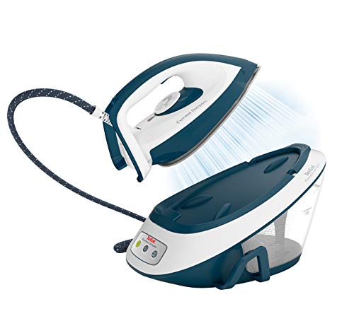 Tefal Express Compact SV7110 Centro de planchado de vapor, 2600 W, azul/blanco