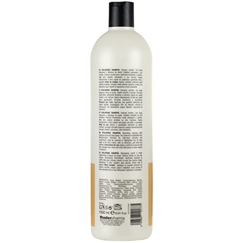 Thader Th Pharma Champú Nutritivo Hyaluronic Gold para Cabellos Teñidos o con Mechas, 1000 ml