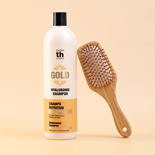 Thader Th Pharma Champú Nutritivo Hyaluronic Gold para Cabellos Teñidos o con Mechas, 1000 ml