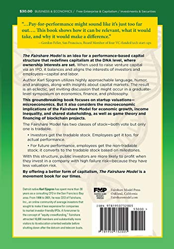 The Fairshare Model: A Performance-Based Capital Structure for Venture-Stage Initial Public Offerings—Reimagining Capitalism at the DNA Level