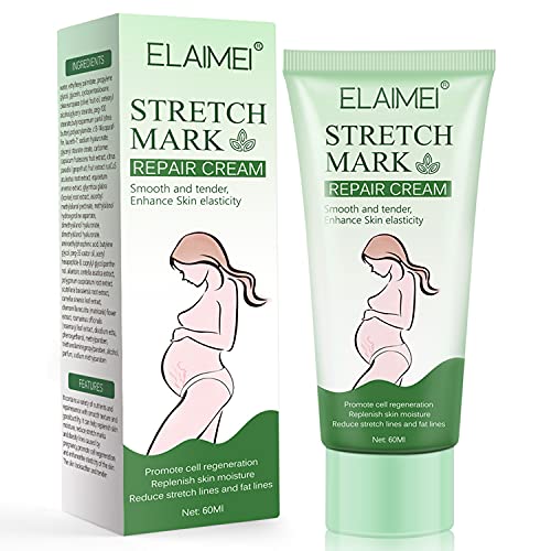 Thnkstaps Anti Stretch Mark Crema Antiestrías Crema para estrías Eliminar cicatrices del embarazo Tratamiento de las estrías Reparación de maternidad Eliminar estrías 60g