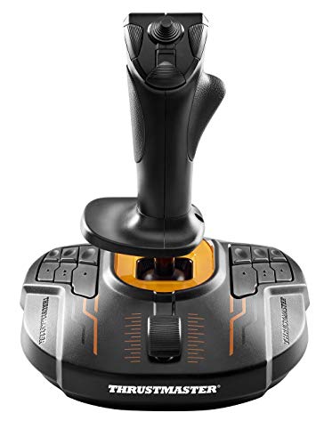 Thrustmaster T-16000M FC S, Joystick PC (4 Ejes + 16 Botones + Un Hat Switch Point Of View De 8 Direcciones), USB, Alámbrico, Windows, Tamaño Único, Negro/Naranja