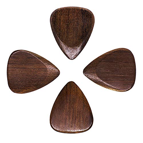 Timber Tones Picks TTEGT4 - Púa Madera Tonos Guitarras eléctricas (Estaño de 4)