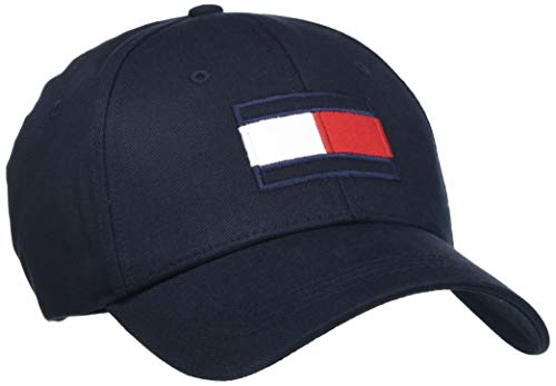 Tommy Hilfiger Big Flag Cap Gorro/Sombrero, Sky Captain, OS para Hombre