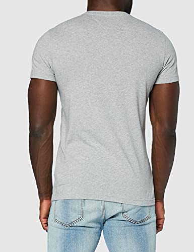 Tommy Hilfiger Core Stretch Slim Cneck tee Camiseta, Gris (Cloud Htr 501), M para Hombre