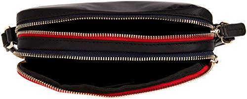 Tommy Hilfiger - Poppy Crossover, Bolsos bandolera Mujer, Negro (Black), 5.5x16x21 cm (B x H T)