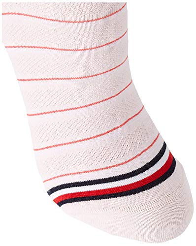 Tommy Hilfiger Preppy Women's Short Socks (2 Pack) Calcetines, Rosa, 39-42 para Mujer