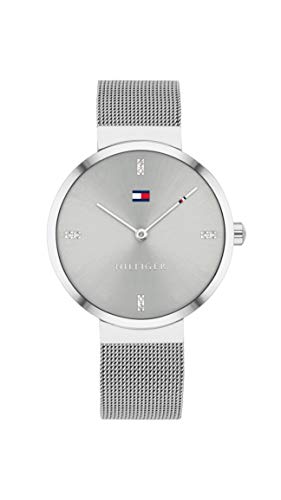 Tommy Hilfiger Reloj Analógico para Mujeres de Cuarzo con Correa en Acero Inoxidable, 1782220