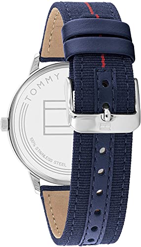 Tommy Hilfiger Reloj Cosa análoga para de los Hombres de Cuarzo con Correa en Nailon 1791844