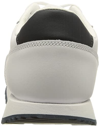 Tommy Jeans Leather Runner, Zapatillas Hombre, White, 45.5 EU