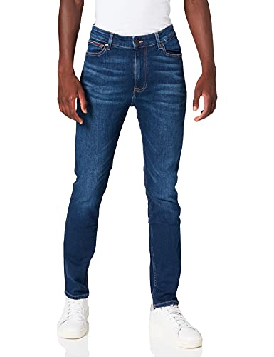 Tommy Jeans Simon SKNY AE154 DBS Jeans, Denim Dark, W33 / L34 para Hombre