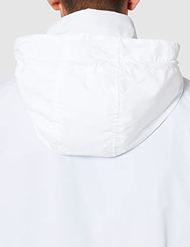 Tommy Jeans TJM-Chaqueta de Nailon Chamarra de Plumas, White, L para Hombre