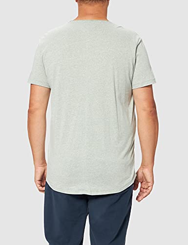 Tommy Jeans TJM Essential Heather tee PC Camiseta, Espuma del Mar, L para Hombre