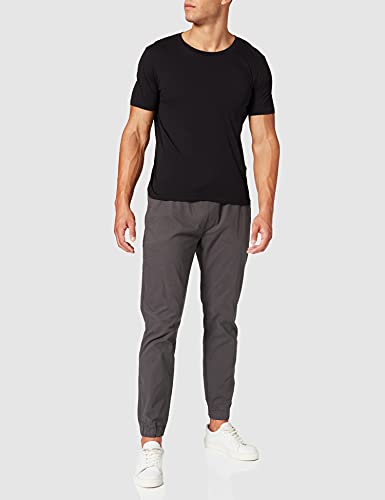 Tommy Jeans TJM Scanton Dobby Jog Pant, Pantalones Deportivos para Hombre, Gris (Dark Ash), XL