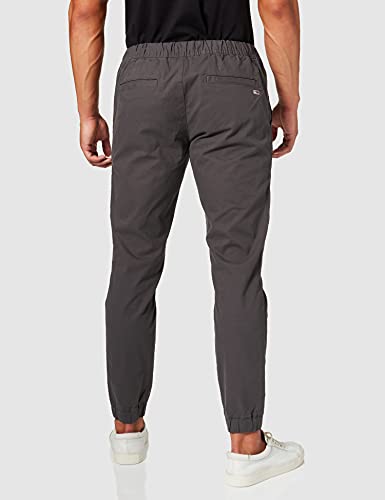 Tommy Jeans TJM Scanton Dobby Jog Pant, Pantalones Deportivos para Hombre, Gris (Dark Ash), XL