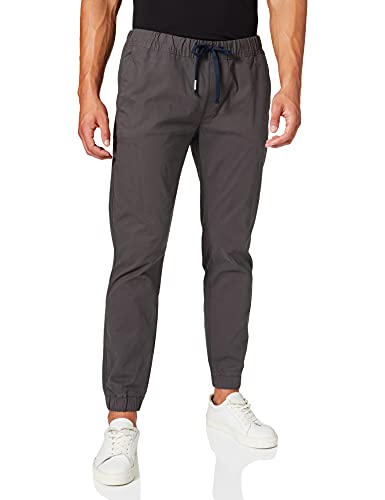 Tommy Jeans TJM Scanton Dobby Jog Pant, Pantalones Deportivos para Hombre, Gris (Dark Ash), XL