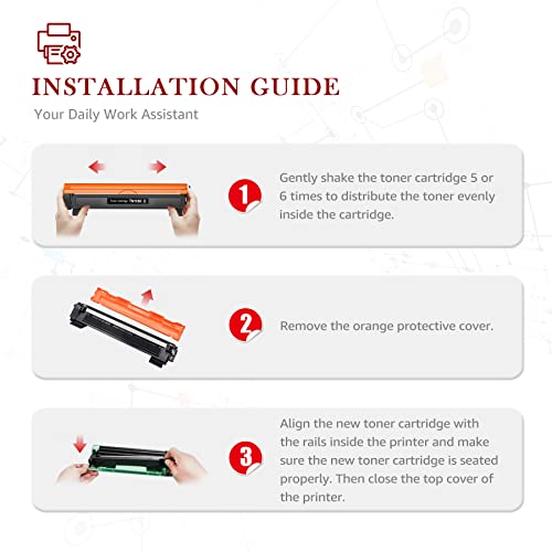 Toner Kingdom 3 Cartuchos de Tóner Compatibles TN1050 para Brother TN-1050 Reemplazo DCP-1610W DCP-1612W HL-1112 HL-1110 HL-1210W HL-1212W DCP-1510 DCP-1512 MFC-1810 MFC-1910W (3 Negros)