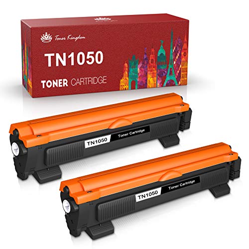 Toner Kingdom Cartuchos de Tóner TN1050 Compatibile para Brother TN-1050 Reemplazo DCP-1610W DCP-1612W HL-1110 HL-1210W HL-1112 HL-1212W DCP-1510 DCP-1512 MFC-1810 MFC-1910W (2 Negro)