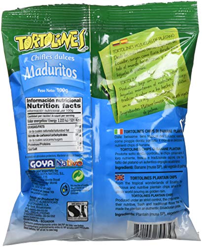 Tortolines - Maduritos - Chifles dulces - 100 g