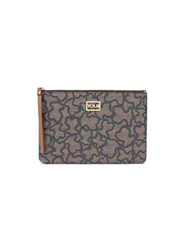 TOUS, CLUTCH K ICON para Mujer, MULTI-NEGRO, PEQUEÑO