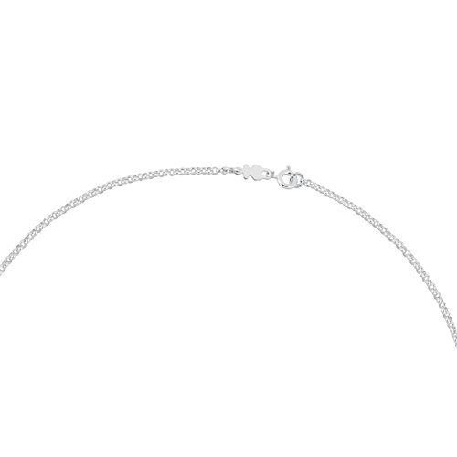 TOUS Collar Mujer, Gargantilla en plata de Primera Ley - Largo 45 cm Título