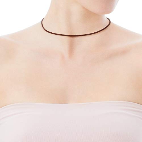 TOUS Gargantilla Chokers de Cuero en Color marrón