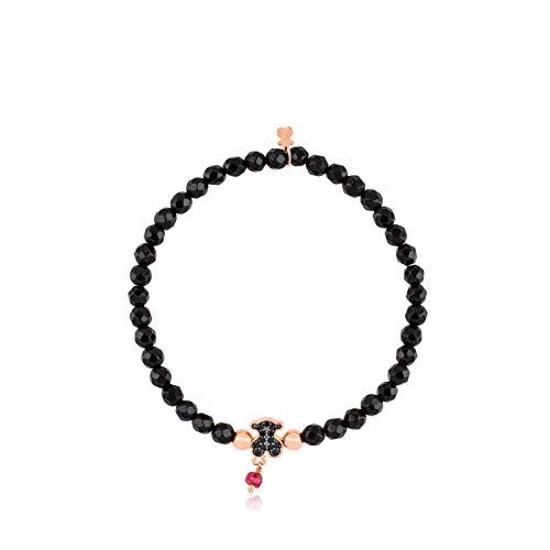 TOUS Pulsera Motif de Plata Vermeil Rosa