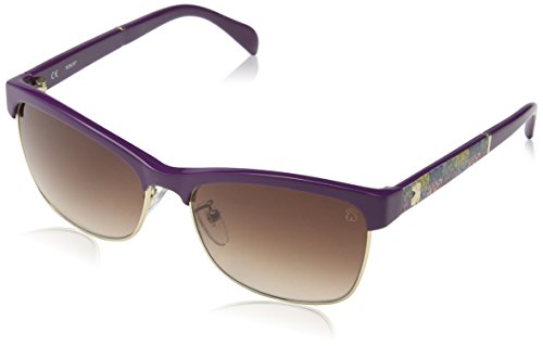 TOUS STO907-570T33 Gafas de Sol, Rubberized Olive, 57 para Mujer