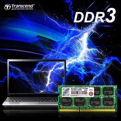 Transcend TS1GSK64W6H - Memoria RAM DDR3-SO-DIMM (8 GB, 1600 MHz, CL11)