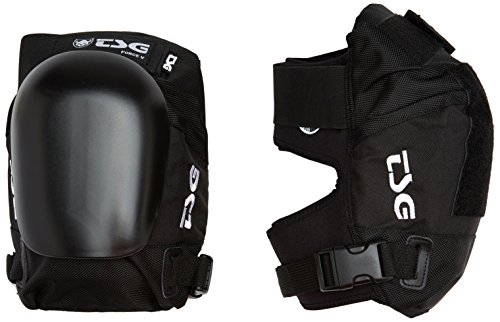 TSG Unisex Kneepad Force V Rodilleras, Unisex, Color Negro, tamaño Medium