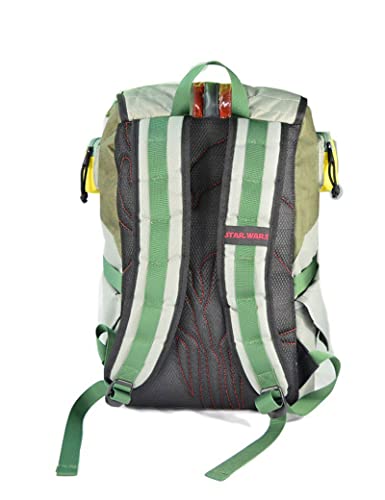 TTBBZ Mochila Boba Fett Mochilas Escolares Mochila SW Mochila de Senderismo Verde Unisex