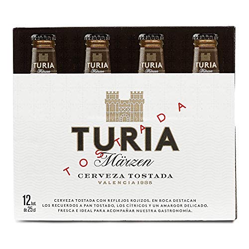 Turia Marzen Cerveza Tostada - Caja de 12 Botellas 25cl