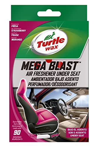 Turtle Wax TWX401 AMBIENTADOR Aroma Fresa 200GR Discreto AL Ponerse BAJO EL Asiento, 200 GRS